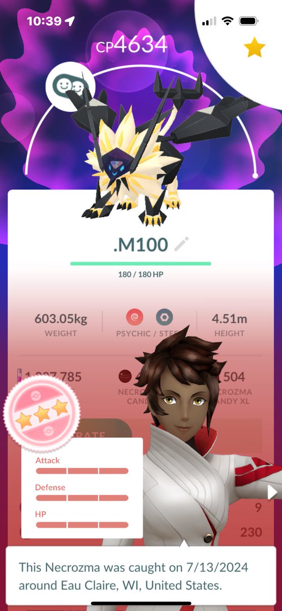 PokeProfKing's tweet photo. @thetrainerclubb I was very lucky and caught mine within the first 20 raids I did on Saturday. https://t.co/NcQ8E61xhy