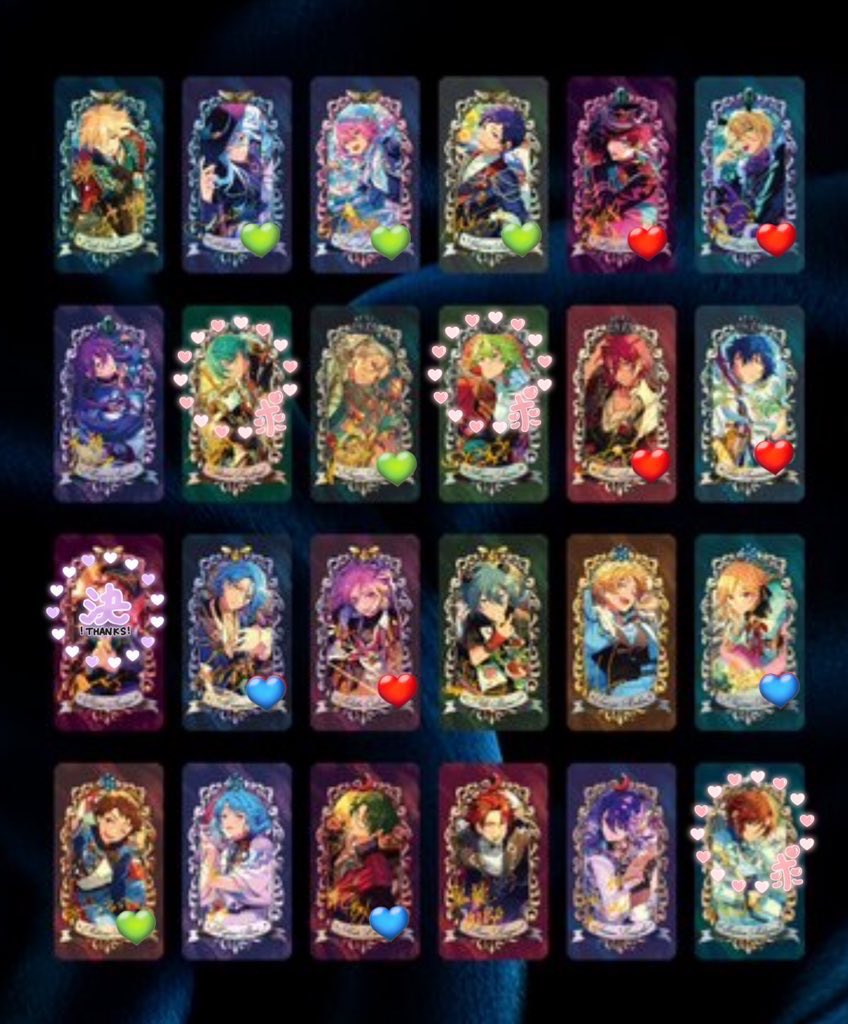 kasumichi1024's tweet photo. 【交換・譲渡】Museum Card ミュージアムカードNo.1 No.2

譲 画像参照

求 日和.零.斑.北斗>各330＋送料

各2BOX予約予定。譲渡は💚のみかつ前払い可能な方のみ。💙は零.日和.北斗のみ。
❤は零.北斗>>日和のみ。1↔2可。
お気軽にお声かけください。 https://t.co/d1WXJrqyW3