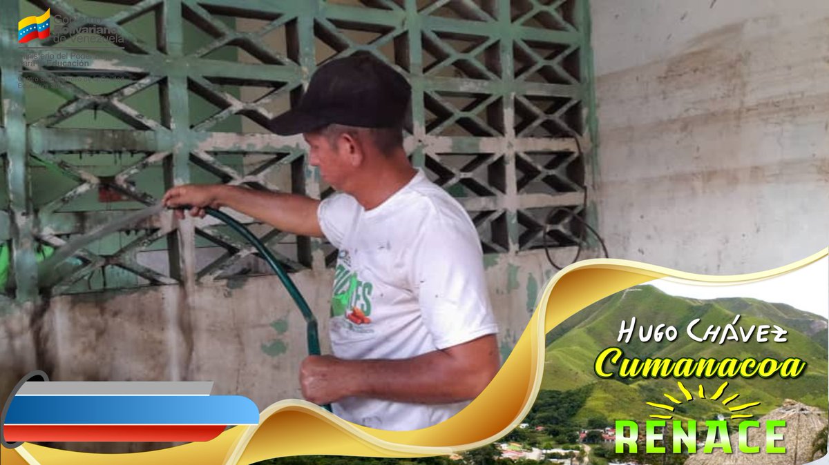 CDCESucre's tweet photo. #Bricomiles atiende al CEI José Martí, todos trabajando con el apoyo del Gobierno Bolivariano, para recuperar este centro de educación que fue afectado por el #RíoManzanares el pasado #02DeJulio. 

#CumanacoaRenace 
#CrecimientoProductivo
#Cumanacoa
#mppe
#Educación 
#Sucre https://t.co/Yr5NB8QwF9