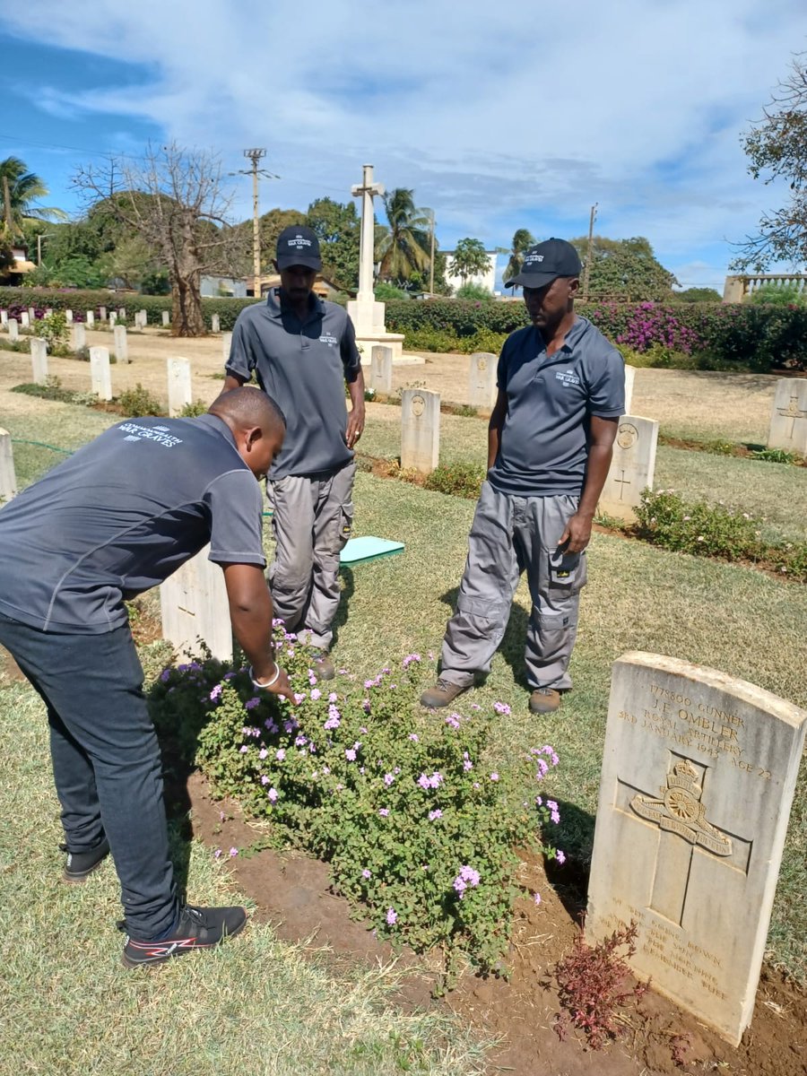 MBihay's tweet photo. While the visit of the Director of Horticulture @WorldGardeners  at Diego-Suarez WC Madagascar
@CWGC @AAPAComms @richhills68 @achini_daniel 
Thank you @WorldGardeners for visiting us and my team and I have learned a lot about horticulture https://t.co/tjwBzNsh4n