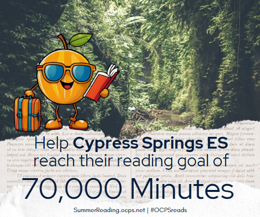 Cypress Springs Elementary -OCPS (@csehawks_ocps) on Twitter photo We are proud to share that out of 140 elementary schools, CSE is currently number 5 for the most minutes logged in Beanstack.  Our top readers from last week are :  Carlee P., Maksim K., Anne P., Avery C., Alexandria S., Olivia K., Hanna V.,  James N., Mark S., and Imogen K. We are proud to share that out of 140 elementary schools, CSE is currently number 5 for the most minutes logged in Beanstack.  Our top readers from last week are :  Carlee P., Maksim K., Anne P., Avery C., Alexandria S., Olivia K., Hanna V.,  James N., Mark S., and Imogen K.