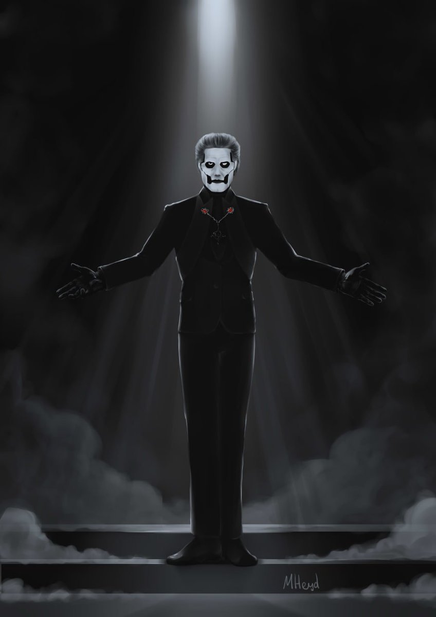 m_heyd_'s tweet photo. Dark Excellency Frater Imperator in his full glory and splendor 
#ghosttwitter #thebandghost https://t.co/9jW9SRvDJw