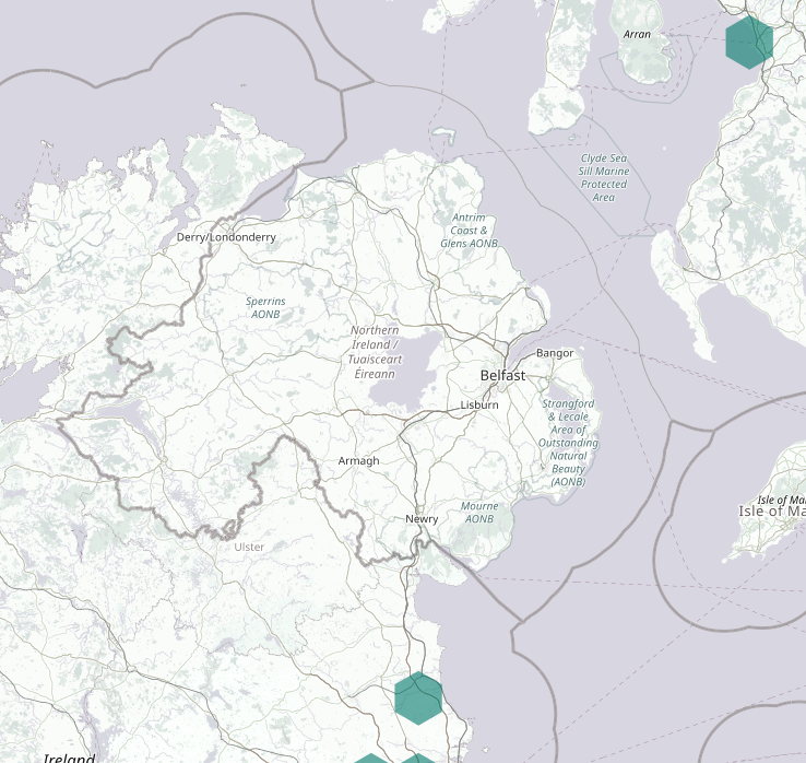 plumeplotter's tweet photo. There are NO #Luftdaten (https://t.co/gEY2Qs848e) sensors in the whole of N. Ireland. ☠️🙄☹️ https://t.co/drHSwwcIOU