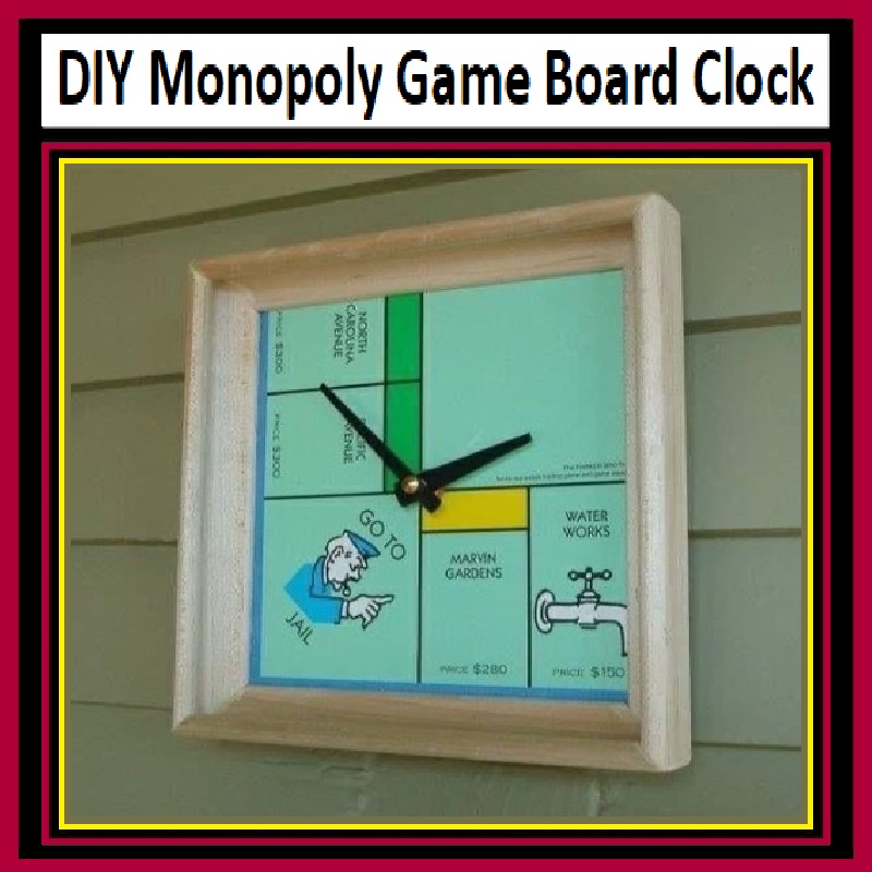 DollarCrafter's tweet image. DIY Monopoly Game Board Clock
LINK &amp;gt;&amp;gt;&amp;gt; dollarstorecrafter.com/2024/07/5-craf… #repurposing #crafts #diyclock