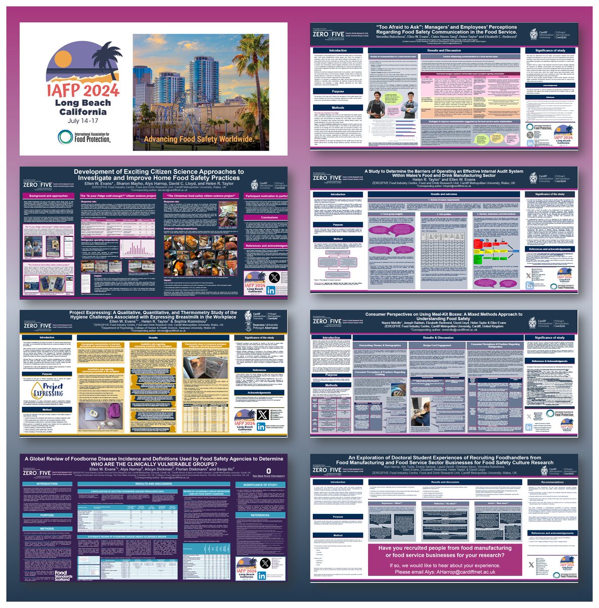 Ellen W. Evans (@research_ellen) on Twitter photo All of the research posters presented this week at #IAFP2024 from <a href="/ZERO2FIVE_/">ZERO2FIVE Food Industry Centre</a> <a href="/cardiffmet/">Cardiff Metropolitan University</a> can be seen here: pure.cardiffmet.ac.uk/en/persons/ell… All of the research posters presented this week at #IAFP2024 from <a href="/ZERO2FIVE_/">ZERO2FIVE Food Industry Centre</a> <a href="/cardiffmet/">Cardiff Metropolitan University</a> can be seen here: pure.cardiffmet.ac.uk/en/persons/ell…