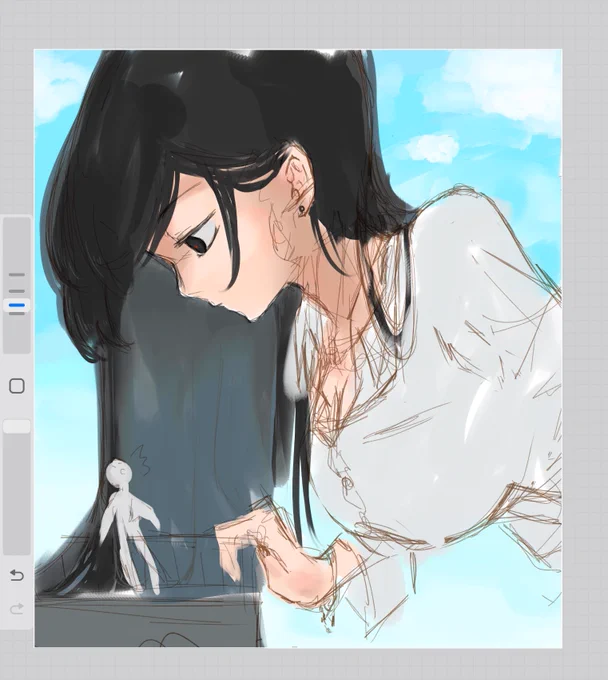 スケベな絵を描こうとする意欲だけはあったんです、本当なんです…どうもスケベにならないな… 