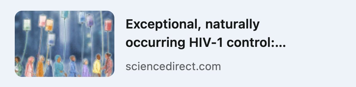 👉🏼I would like to share with all of you the open-access Perspective on Exceptional Elite Controllers, published today July 15, 2024, in the journal Med–Cell Press journal– by researchers <a href="/IrsiCaixa/">IrsiCaixa</a>, NIAID, and Ragon. doi.org/10.1016/j.medj…