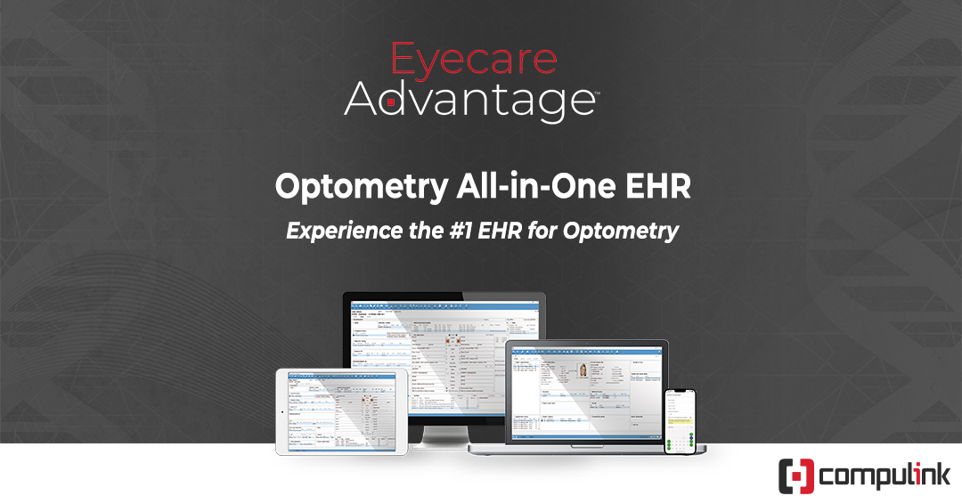 CompulinkEHR's tweet photo. Transform your practice with the #1 software for Optometry – Compulink! AI-assisted EHR, PM, industry’s BEST Optical,  patient engagement, E-Commerce, and much more.  Affordable &amp; trusted by more ODs for 39 years. Take a virtual tour now: https://t.co/soIHrvxjAX https://t.co/XmaUNc6rlI