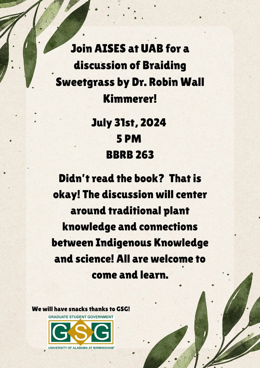 AISES Student Chapter at UAB tweet media