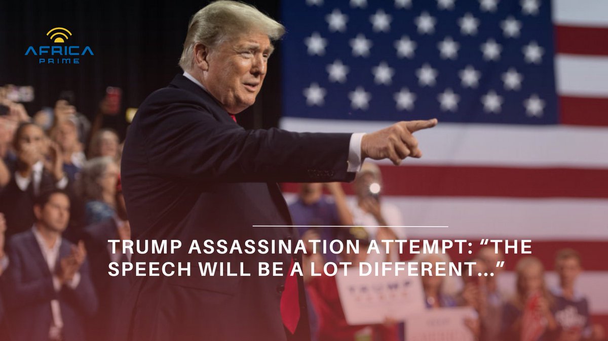 Trump has not said his last word 

#AfricaPrime #TrumpAssasinationAttempt