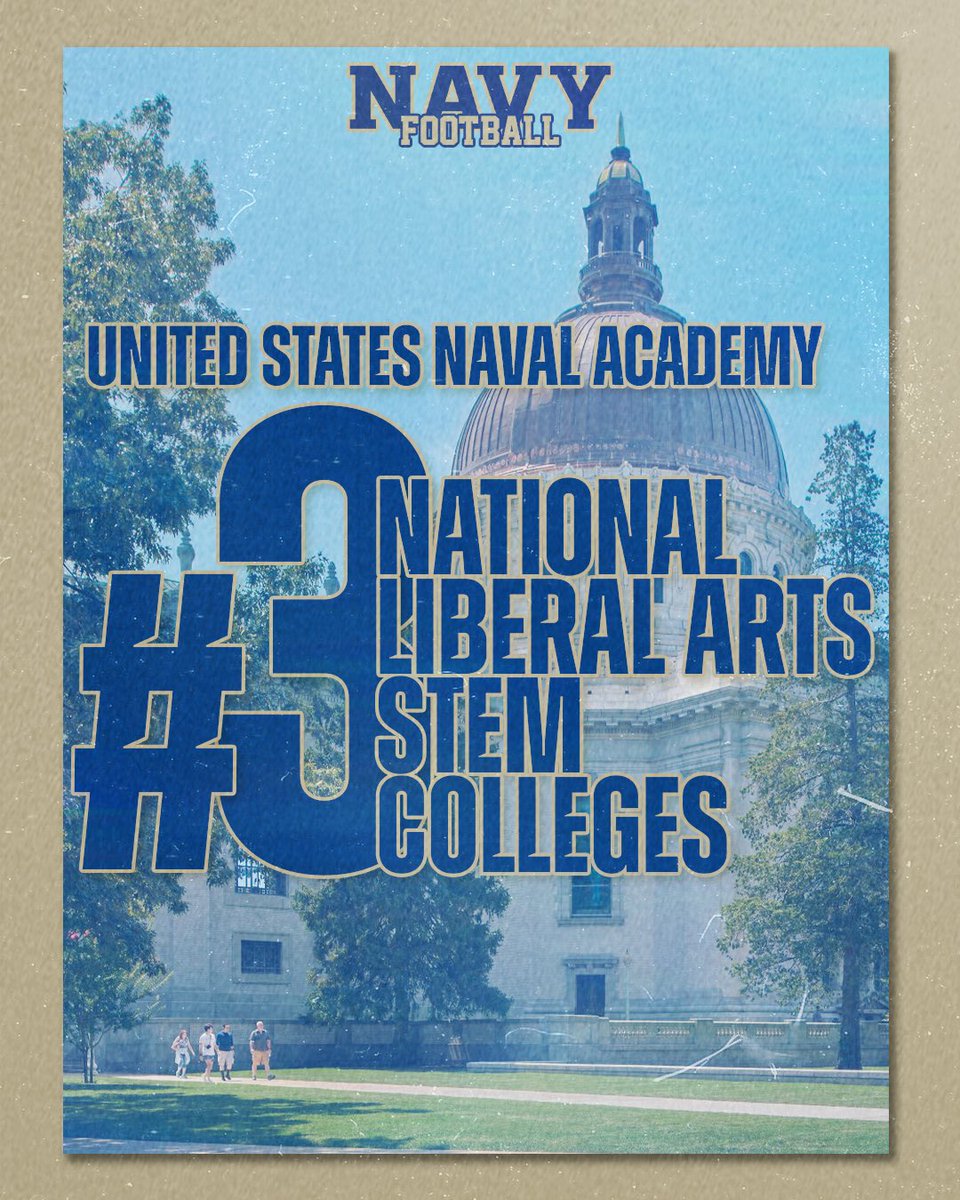When you come to the Naval Academy, you’re not only playing elite football with elite teammates. You’re also getting an elite education⬇️

#EliteEAT | #GoNavy | #LetsFly25