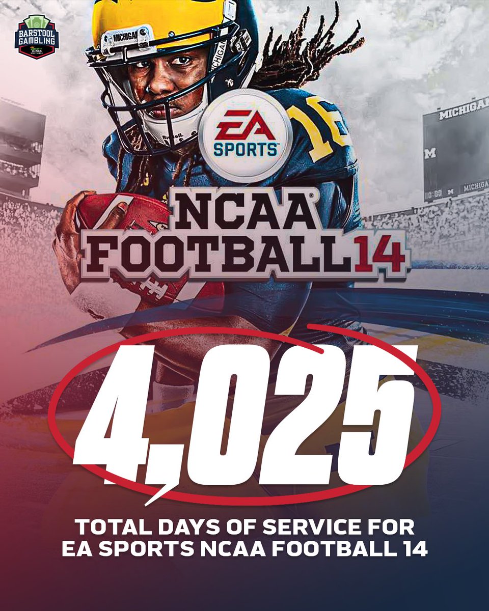 Just over 11 years later, NCAA Football 14 can finally rest