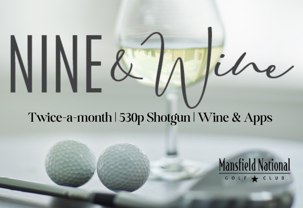 ⛳️🍷 Tee off at our Nine &amp; Wine Golf Scramble! Enjoy 9 holes of golf followed by a relaxing wine tasting. The perfect mix of sport and savor awaits! 🏌️‍♀️🍷
Wednesday Twice-A-Month
RSVP: mn-ninewine.golfgenius.com
#NineAndWine #GolfScramble #SipAndSwing"