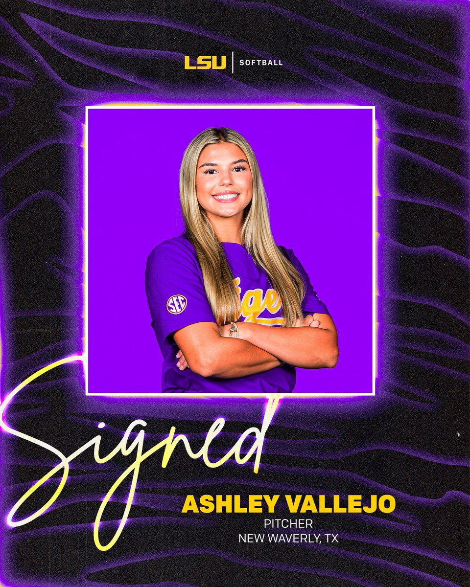 Veteran Pitcher Ashley Vallejo joins the Tigers for her final season!

🗒️lsul.su/3WlHfuj

#GeauxTigers | <a href="/ashleyvallejo01/">ashley vallejo</a>