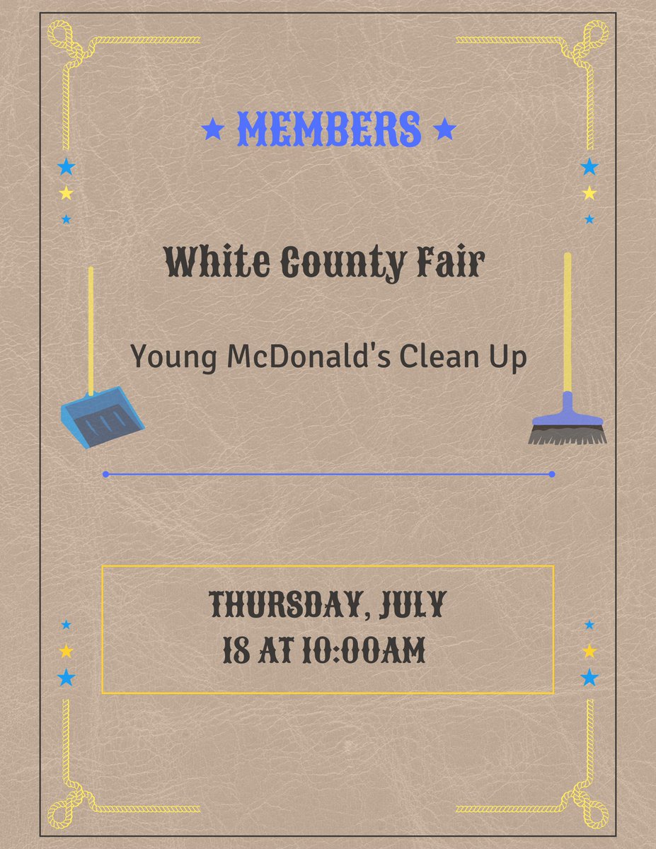 TriCountyFFA's tweet photo. Please come out to help clean up the  Young McDonald's Farm https://t.co/MXn6ZwnDjM