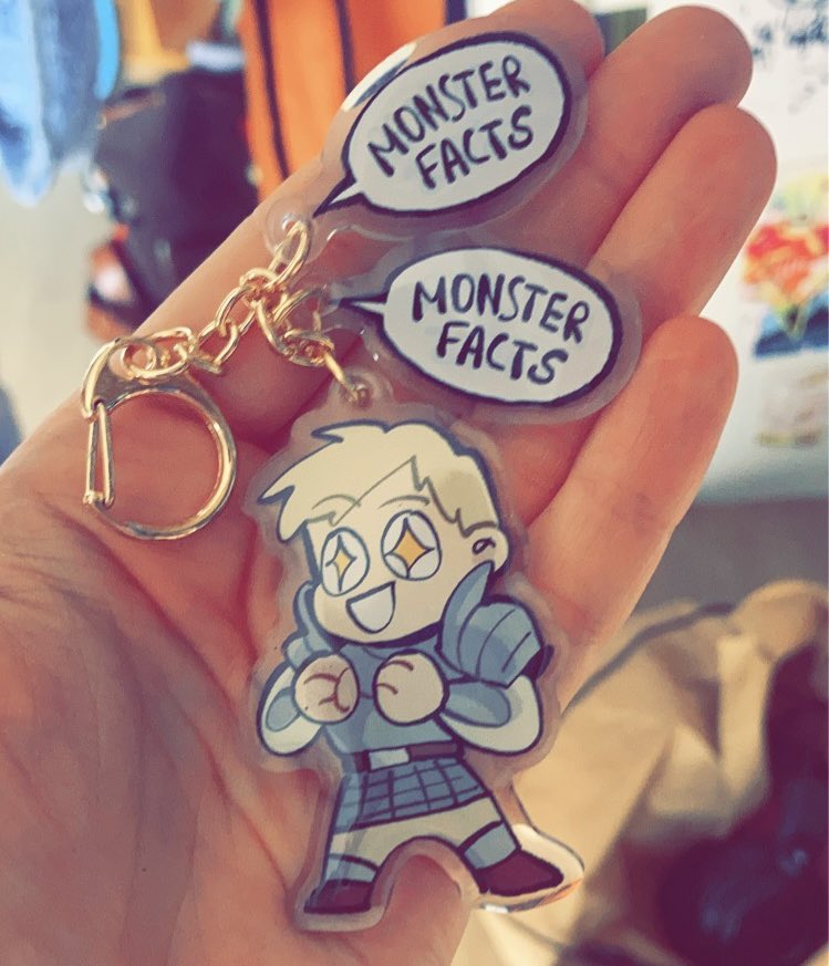 My standee and keychains arrived a DAY after our convention……