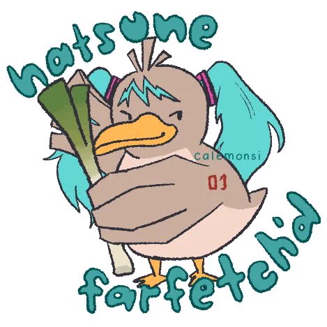 hatsune farfetch'd…. kalapatid ni hatsune miku…. #pokemon 
