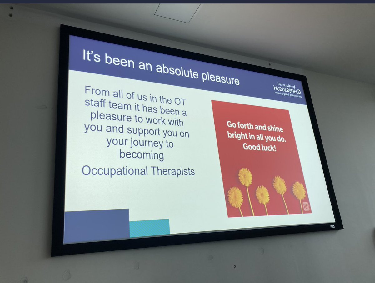 Final teaching session for our amazing OT Apprentices - you did it!!!!! So so so proud 🥹