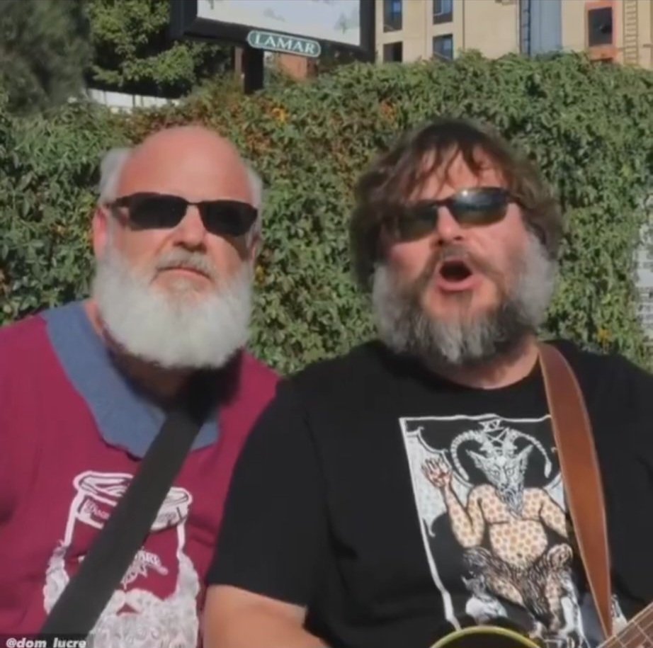 quackcat77's tweet photo. @greg_price11 Phuck Jack Black @jackblack &amp; his band. Evil Sons of Bytches are all they are. They wear satanic crap in front of our faces and many don't see it. https://t.co/7ZeXzHf5tU