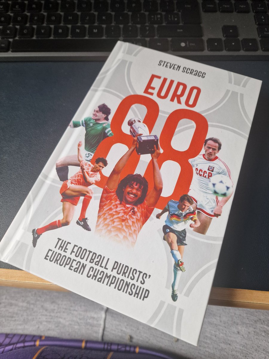 Exciting post day! What better way to deal with last night's inevitability than get stuck in to my prize from <a href="/80s90sfootball/">80s&90sFootball ⚽</a>? This awesome looking book by <a href="/Scraggy_74/">Steven Scragg</a> will take me back to better footballing days, though England were genuinely crap then 🤭