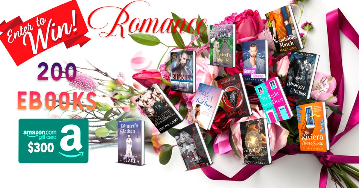 💞📚Searching for your next favorite romance read?​💞
💃You're invited to enter our Ultimate Romance Giveaway
🎁Win our Special Romance Pack (Worth Over $950)
❤️❤️❤️200 Romance eBooks✅❤️❤️❤️
🔥$300 Amazon Gift Card
bookthrone.com/july-viral-rom…
#bookthrone #bookthronegiveaway