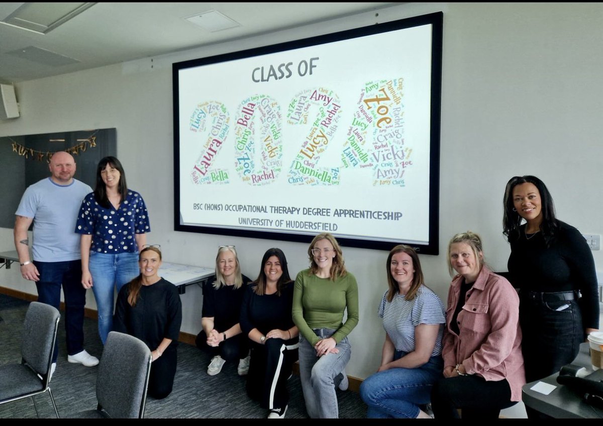 Friday was our last teaching session with our first cohort of Apprentice Occupational Therapists! You are all AMAZING!!! Cannot wait for graduation! Beyond proud 🥹