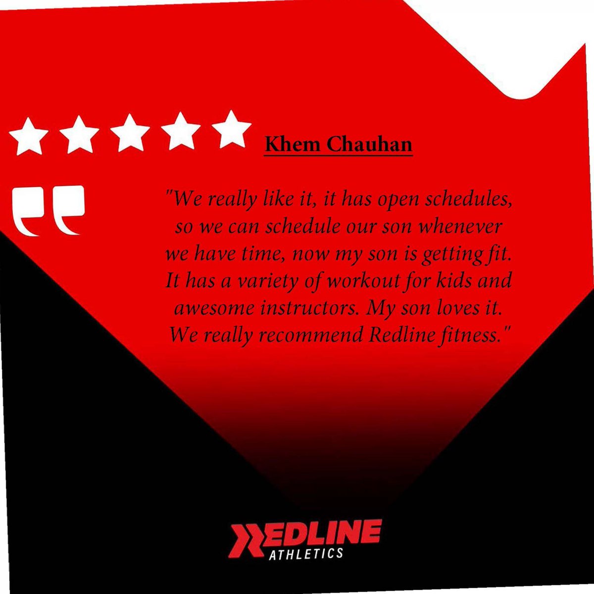 WestyRedline's tweet photo. We're so proud of our members! Check out this amazing review from one of our clients. Your feedback helps us grow and improve! If you love training with Redline Athletics, please leave us a review on Google. Thank you for your support! ⭐️ #MemberReview #RedlineWestminster https://t.co/9v8QTDxJca