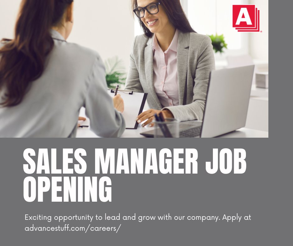advancestuff's tweet photo. Advance is looking for an experienced results driven Sales Manager in Cockeysville to be responsible for the overall performance and development of our Sales team. Click below to learn more! 
https://t.co/zoYFBxyL4c
#salesjobs #jobs #sales #salesmanager #jobsearch #recruitment https://t.co/bmBUd9ncV9