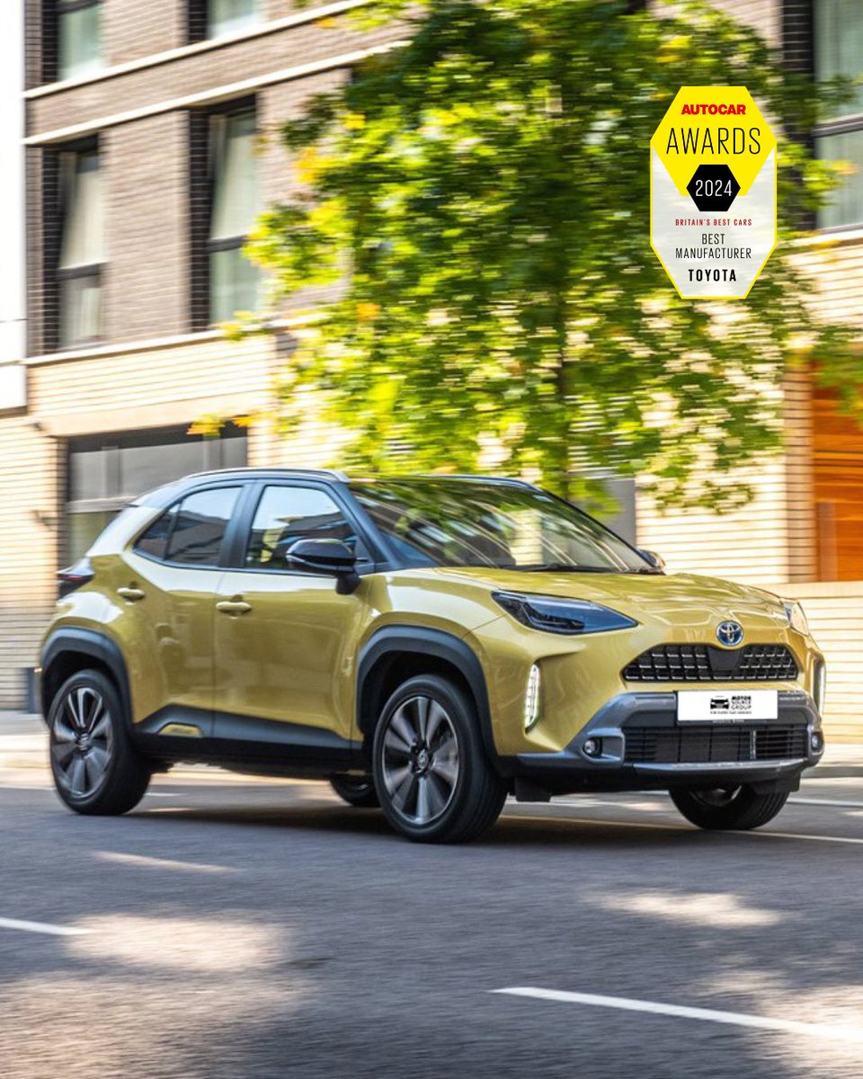 Toyota crowned Best Manufacturer in the 2023 Autocar Awards 🏆😀🎉

Save on all Toyota models with our exclusive programme for Emergency Services personnel, UK military and Teachers by visiting motorsourcegroup.com