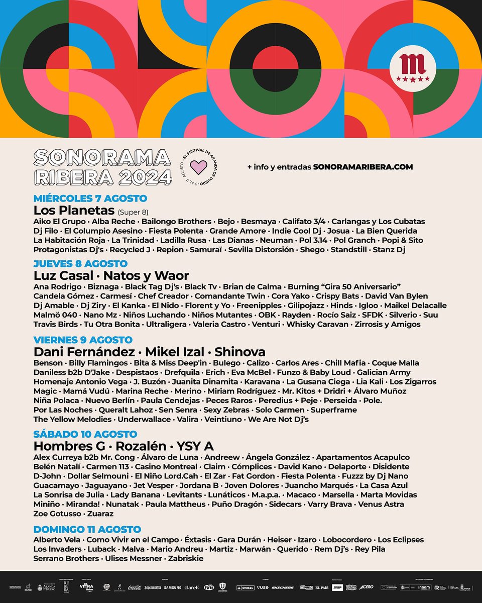 Hola.
Nos sobra un abono VPI para el Sonorama
Lo vendo a su precio de compra: 153,50 €
Os interesa?