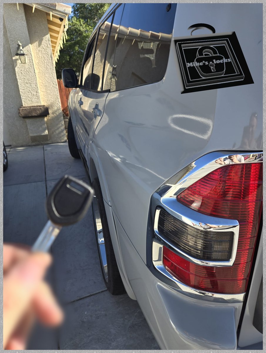 LocksMikes's tweet image. Mike's Locks 760-766-0117 - Watch Us Create a New Key for a 2001 Mitsubishi Montero in Victorville! #MitsubishiMontero #LocksmithMagic #MikesLocks