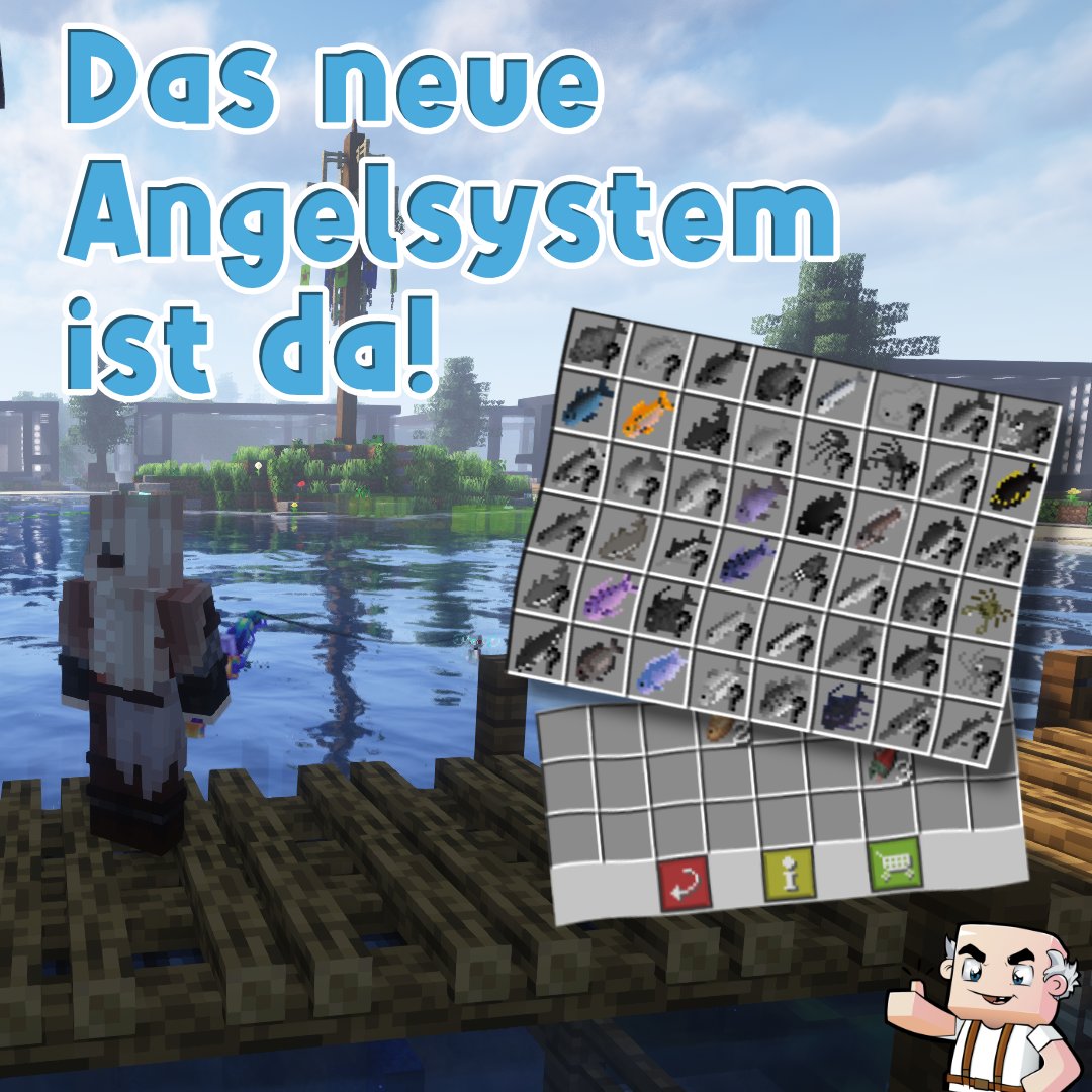 HorstBlocks's tweet image. 🎣🐟✨ Entdeckt unser neues Angelsystem! ✨🐟🎣

Angelt coole neue Fische, verewigt sie in eurem Fisch-Index und verkauft eure Fänge! 🐠💸

Mehr Infos: horst.to/13426

#Minecraft #horstblocks #citybuild #Fischen #NeuesUpdate #FishingFun