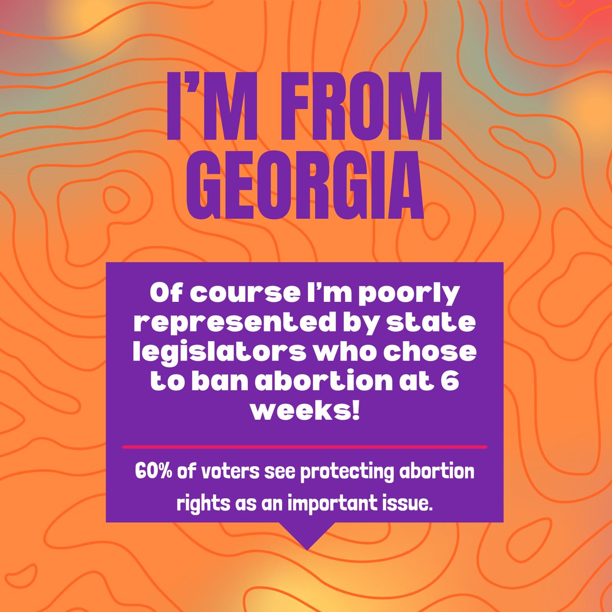 AmplifyGA's tweet photo. Despite assumptions due to the actions of our legislators, most Georgians view abortion as an important issue to protect. It is important that we make our voices heard at and outside the polls to ensure that our laws properly reflect our views. #GeorgiaValues #ProtectAutonomy https://t.co/aJVrpbOgkB