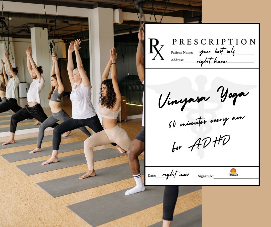 UDAYAYogaFit's tweet image. #vinyasayoga #yogaforADHD #mentalhealth #yoga