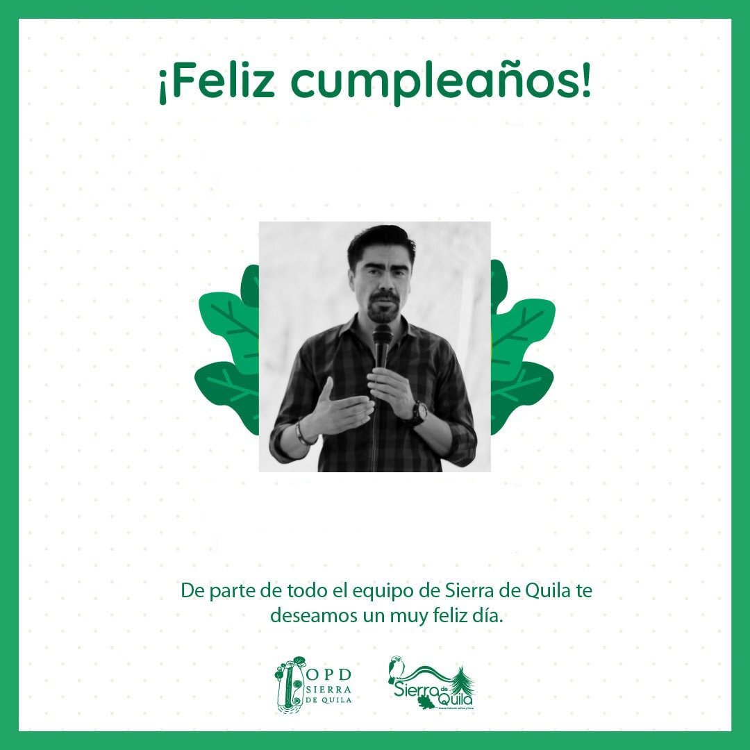 En este día queremos desear dicha y felicidad al Director General del OPD Sierra de Quila.

#TodosSomosSierradeQuila