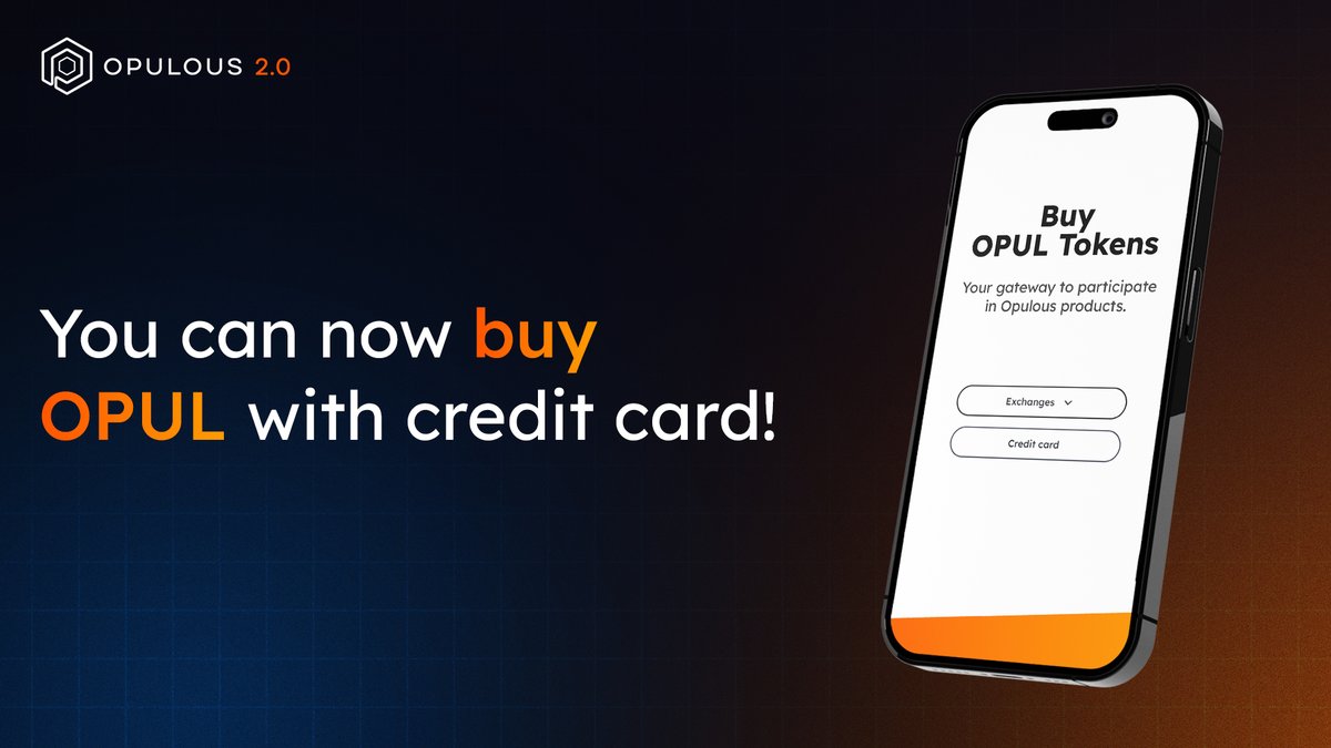 opulousapp's tweet photo. 🚨 Exciting News 

You can now purchase $OPUL with your credit card via @AlchemyPay! 🎉

Just head over to https://t.co/iTqcjEPgP4 and follow these easy steps:

✅ Connect your wallet
✅ Scroll down to buy $OPUL
✅ Click on Credit Card