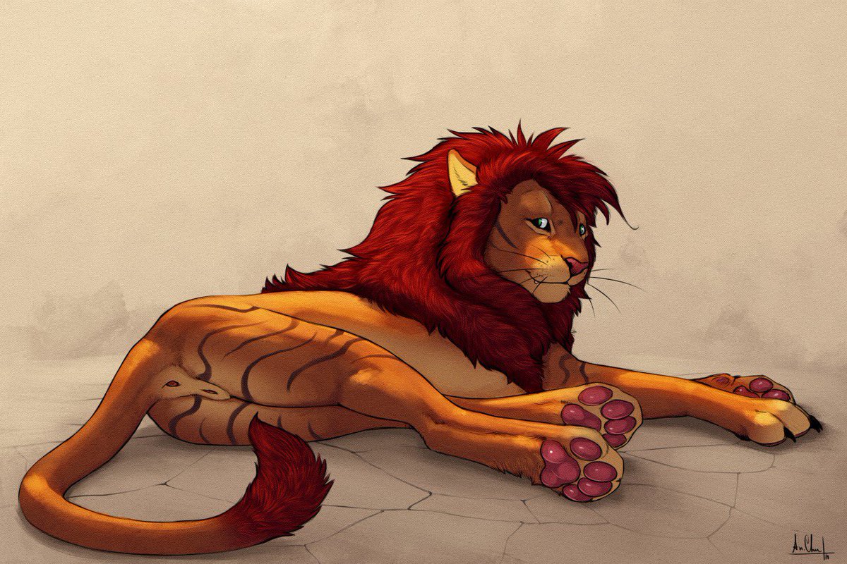 NewLionSlut's tweet photo. I’m fond of the idea that no one else is able to recognize that Mufasa is back. 

That he just looks like a strange sort of lioness to any other lion https://t.co/eE6UoNXFgG