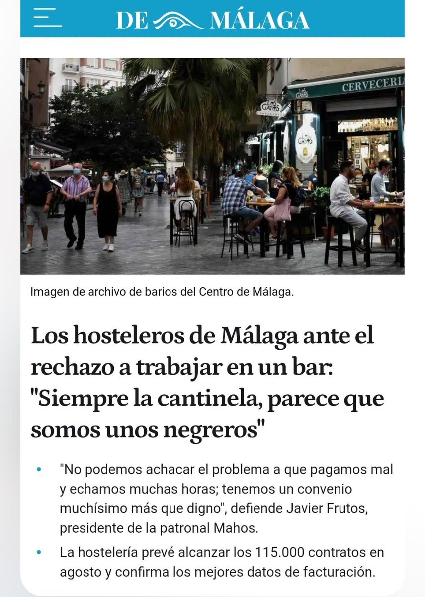 soycamarero's tweet photo. Pero si el problema ya no está en los convenios, la solución es que se cumplan. https://t.co/n5rPhpdIsF