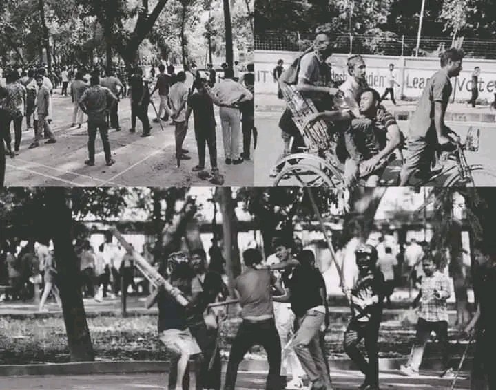 Mdjosimuddin630's tweet photo. We,the students of Bangladesh were fighting for justice against quota. Govt attacked the peaceful movement of the students. Save us #QuotaReformMovement 
#DhakaUniversityIsUnderAttack
#ALjazerra
#Bbcnews #CNN #TheWashington
#TheNewYorkTimes 
#BBC #CNBC #ProjectNightfall https://t.co/BBd1bpEsu8