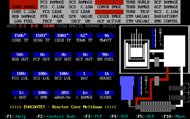 TextRewind's tweet photo. One of the first simulation games I ever played was a nuclear power plant simulator I had gotten on one of those 100 in 1 CD-ROMs. 

I must have been 8 or 9, and determined I would not be pursuing a career in nuclear power. 
#sim #retrogaming https://t.co/v73GRe4xcN