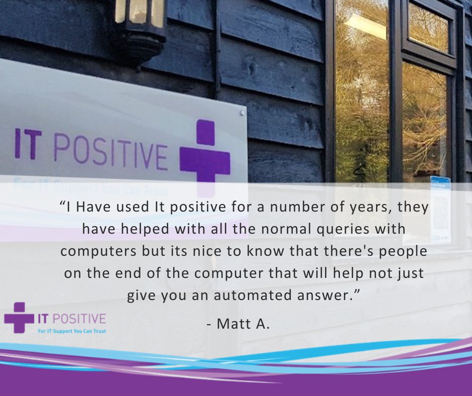 IT_Positive's tweet image. Thank you, Matt! We&apos;re thrilled to hear how our support and CRM setup have helped your business thrive. It&apos;s our mission to provide personal, effective IT solutions. Cheers to many more years of partnership! #ITSupport #ThankYou