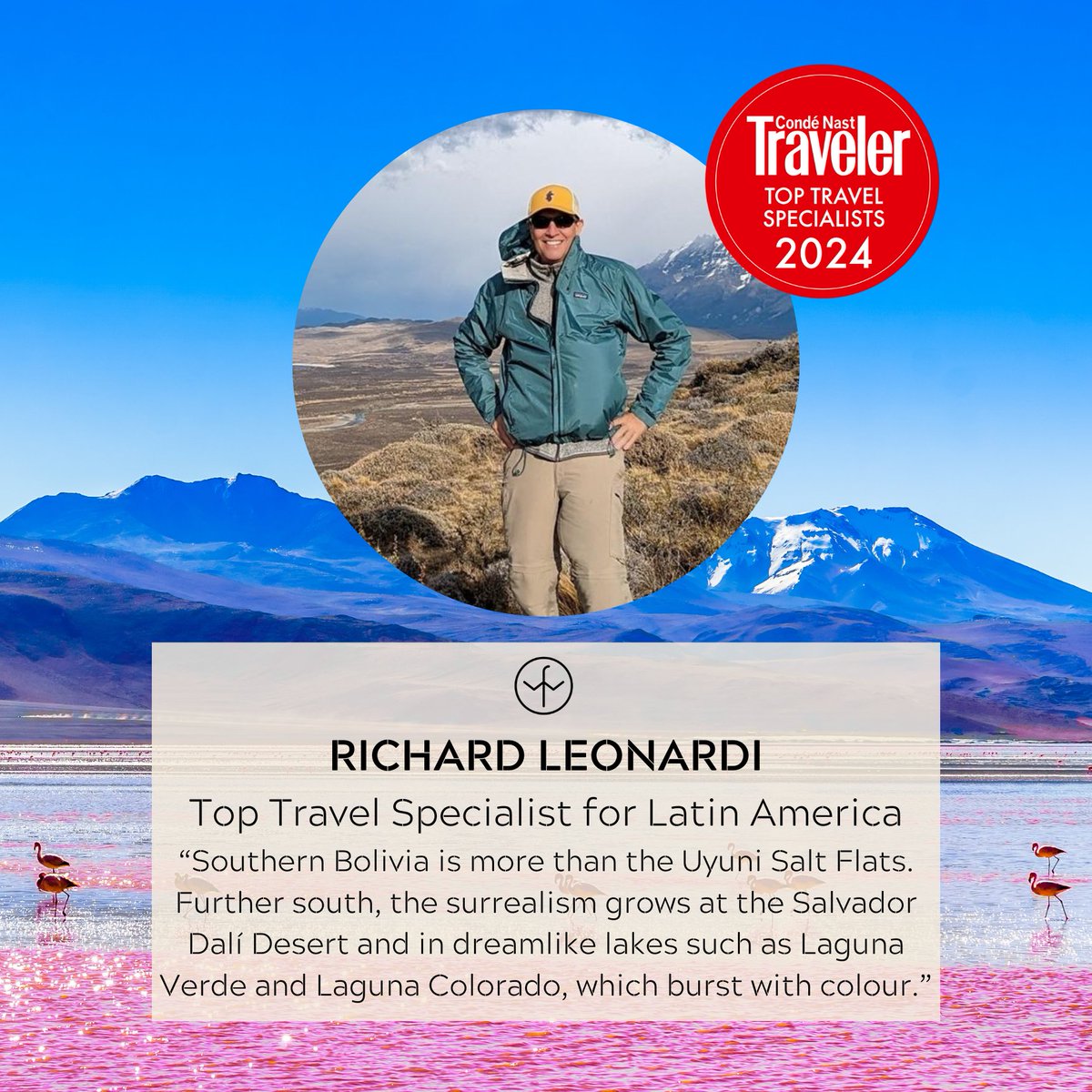 Meet our incredible #LatinAmerica Specialist, Richard! 🌟

Richard has travelled extensively throughout the region and his dedication &amp; passion has even earned him Top Travel Specialist status with <a href="/cntraveler/">Condé Nast Traveler</a>!

Start planning your next #adventure today!&gt; bit.ly/47LQrLI