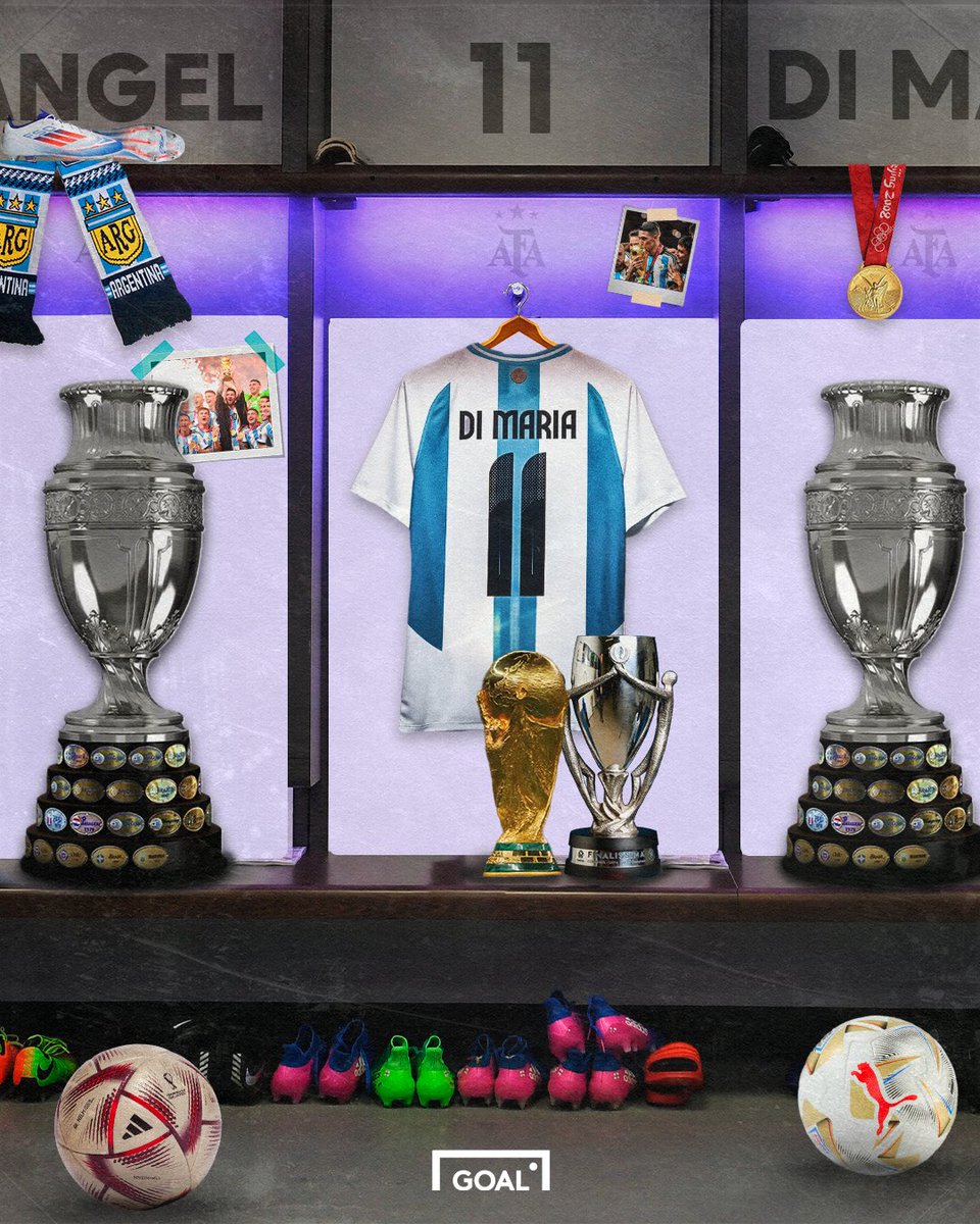 𝑳 𝑬 𝒀 𝑬 𝑵 𝑫 𝑨

Di María se despide oficialmente de la Selección de Argentina. Pocos reflectores y mucho fútbol. El héroe de las finales. Nada que reprocharle.

¡Gracias por tanto, Ángel!