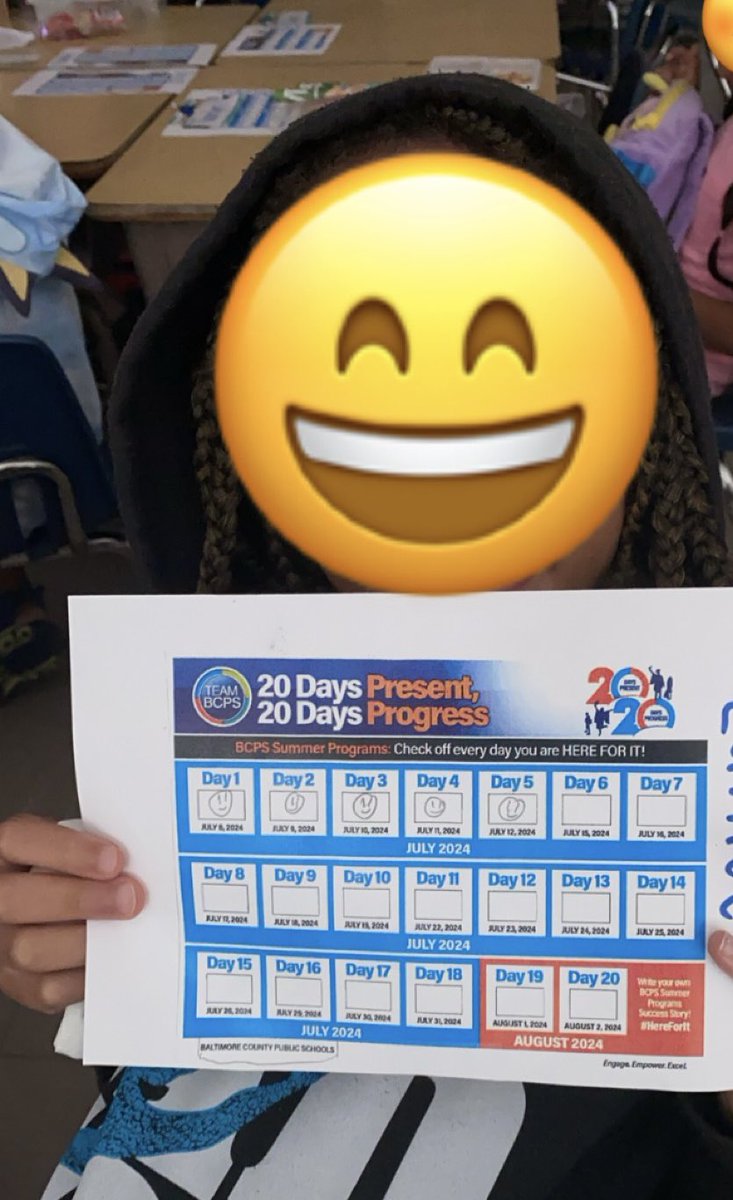 MrsJenPiet's tweet image. 20 days Present, 20 days Progress! 

@ReisterstownES @cbrinkleybcps