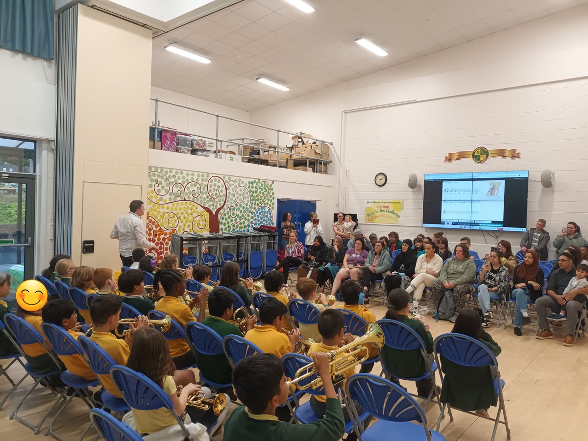 4MD put on a great show at their brass concert. We are so proud of the progress they have made. Thank you to all the parents and carers that came to watch and a big thank you to some of our amazing Year 5 and Year 6s who supported. <a href="/WheelersLanePri/">WheelersLane Primary</a>