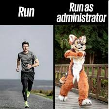 SecurityHumor's tweet image. An example of the Principle of Beast Privilege.