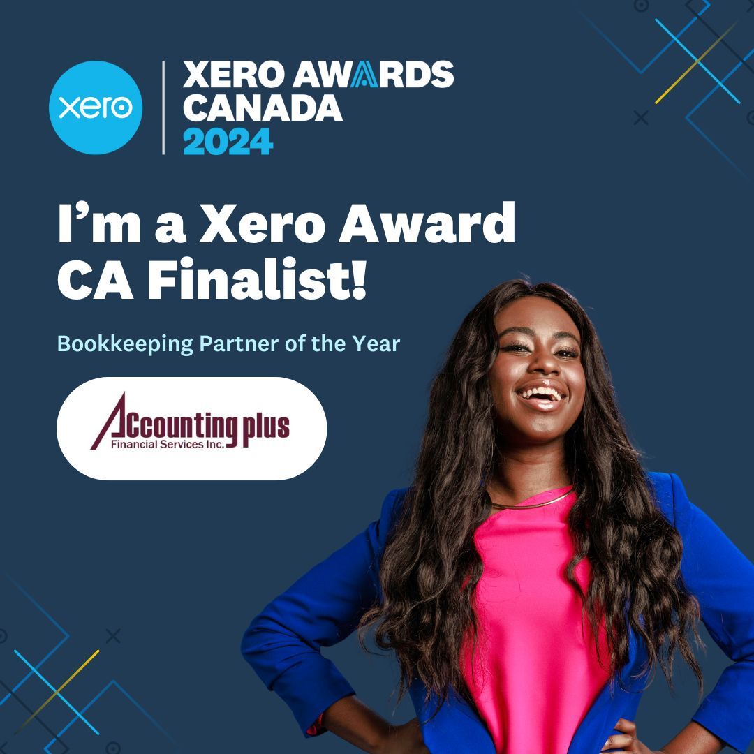 We are excited to announce that Accounting Plus has just been nominated as one of the three finalists for the 2024 Canada Xero Partner Awards in the Bookkeeping Partner of the Year category.