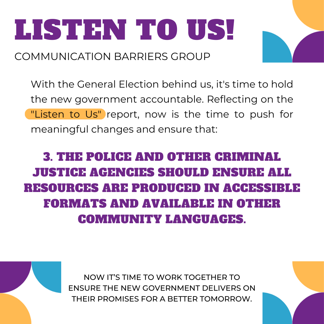 EVAWuk's tweet image. Survivors with communication needs are being denied their rights to justice and support.

We join @lawrsuk @Imkaan @womensaid @irisintervent @RapeCrisisEandW @RefugeCharity @MancWomensAid @RASASC_London @GypsyTravellerM @nidas_org_uk in calling on @UKLabour to #ListenToUs!