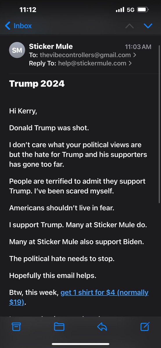 CockyMcFly's tweet photo. @stickermule is super wild for sending this out to folks who’ve shopped with them.. I just laughed 😂😂😂 https://t.co/RRhtEECVlg