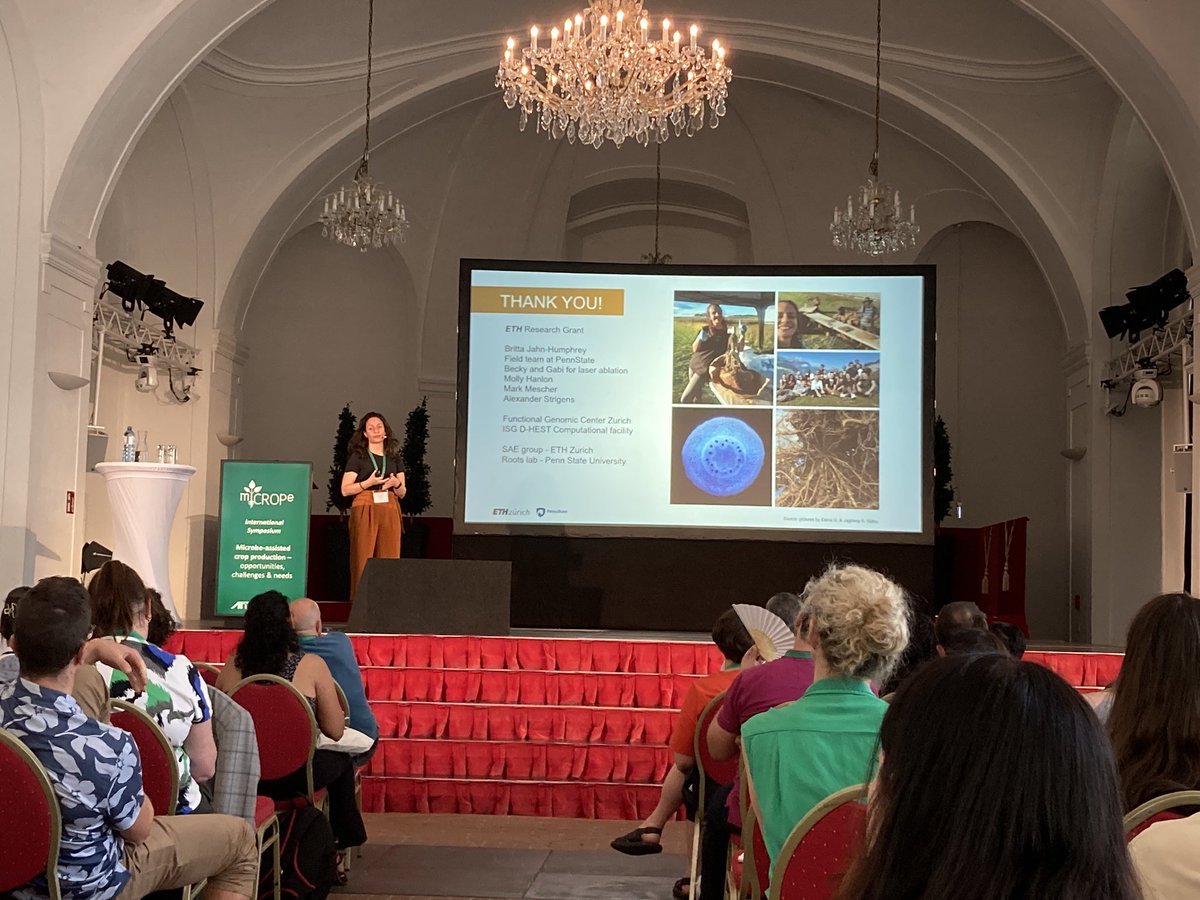 Martin Hartmann (@hmicrobiome) on Twitter photo Great talk by <a href="/ElenaGiuliano_/">Elena Giuliano</a> at the #micrope2024 symposium in Vienna. Exploring potential synergisms between roots and microbiomes to tolerate drought stress. <a href="/ETH_SAE_group/">SAE Group</a> <a href="/TaniaGa67513233/">Tania Galindo</a> Great talk by <a href="/ElenaGiuliano_/">Elena Giuliano</a> at the #micrope2024 symposium in Vienna. Exploring potential synergisms between roots and microbiomes to tolerate drought stress. <a href="/ETH_SAE_group/">SAE Group</a> <a href="/TaniaGa67513233/">Tania Galindo</a>
